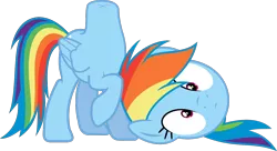 Size: 1378x748 | Tagged: artist needed, derpibooru import, detachable head, disembodied head, headless, modular, rainbow dash, safe, simple background, solo, source needed, transparent background, vector, wat