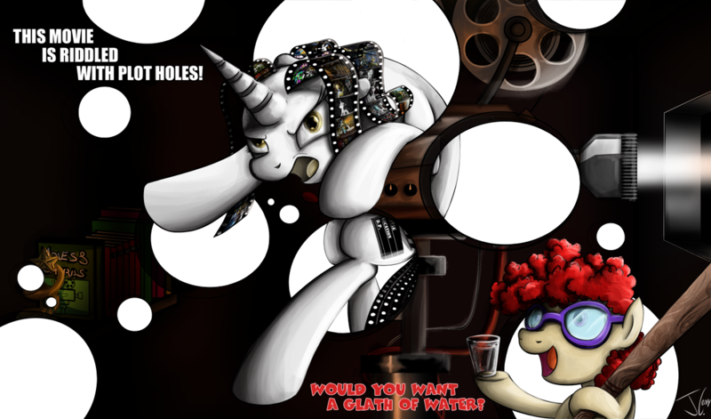 Size: 1200x707 | Tagged: artist:jamescorck, derpibooru import, oc, oc:movie slate, safe, signs, tumblr, twist