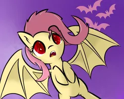 Size: 1280x1024 | Tagged: artist:ibacchstudios, derpibooru import, flutterbat, fluttershy, safe, solo