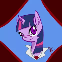 Size: 1024x1024 | Tagged: safe, artist:ibacchstudios, derpibooru import, twilight sparkle, crossover, glasses, medic, smiling, solo, team fortress 2