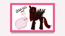 Size: 1280x720 | Tagged: artist:fluffle puff, artist:mixermike622, crayon, dead space, derpibooru import, drawing, marker (dead space), oc, oc:fluffle puff, oc:marksaline, safe, unofficial characters only