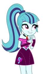 Size: 3560x5979 | Tagged: safe, artist:vaniaeditors, derpibooru import, sonata dusk, equestria girls, rainbow rocks, cute, giggling, simple background, solo, transparent background, vector