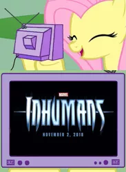 Size: 563x771 | Tagged: derpibooru import, exploitable meme, fluttershy, inhumans, marvel, meme, obligatory pony, safe, the inhumans, tv meme