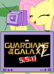 Size: 563x771 | Tagged: derpibooru import, exploitable meme, fluttershy, guardians of the galaxy vol. 2, marvel, meme, obligatory pony, safe, tv meme