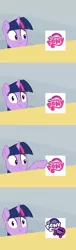 Size: 548x1800 | Tagged: safe, derpibooru import, twilight sparkle, equestria girls, /mlp/, 4chan, comic, equestria girls drama, exploitable meme, meme, my little pony logo, spilled milk