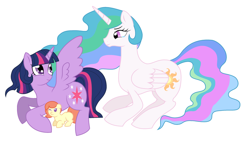 princess celestia and twilight sparkle