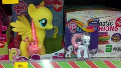 Size: 3264x1840 | Tagged: brushable, derpibooru import, exclusive, fluttershy, nurse redheart, really big, safe, toy, walgreens