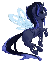 Size: 1904x2146 | Tagged: artist:paradoxbroken, blue changeling, changeling, derpibooru import, oc, oc:shadow whistle, plot, safe, simple background, solo, transparent background, unofficial characters only, vector