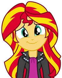 Size: 8667x10873 | Tagged: safe, artist:decprincess, derpibooru import, sunset shimmer, equestria girls, rainbow rocks, absurd resolution, cute, hnnng, looking at you, shimmerbetes, simple background, smiling, solo, transparent background, vector, when she smiles