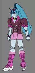 Size: 414x850 | Tagged: safe, artist:combatkaiser, derpibooru import, sonata dusk, equestria girls, rainbow rocks, gundam, mechanized