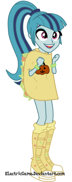 Size: 2000x5000 | Tagged: safe, artist:crimsumic, derpibooru import, sonata dusk, equestria girls, rainbow rocks, clothes, costume, cute, halloween, literal sonataco, open mouth, simple background, smiling, solo, sonatabetes, sonataco, taco suit, transparent background