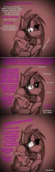 Size: 636x1962 | Tagged: semi-grimdark, artist:lil miss jay, derpibooru import, rarity, sweetie belle, anthro, unguligrade anthro, ask lil miss rarity, lil-miss rarity, comic, slasher belle, tumblr