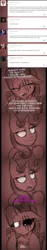 Size: 560x2996 | Tagged: semi-grimdark, artist:lil miss jay, derpibooru import, rarity, sweetie belle, anthro, unguligrade anthro, ask lil miss rarity, lil-miss rarity, ask, comic, crying, slasher belle, tumblr