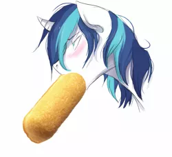 Size: 1119x1024 | Tagged: artist:hoof34, blushing, eating, edit, explicit source, not porn, shining armor, suggestive, twinkies