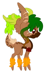 Size: 757x1156 | Tagged: safe, artist:spottie-dots, derpibooru import, oc, oc:forest soul, unofficial characters only, deer pony, original species, solo