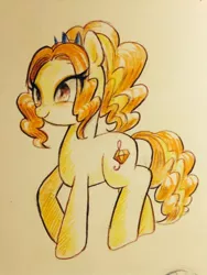 Size: 768x1024 | Tagged: safe, artist:susu, derpibooru import, adagio dazzle, ponified, pony, equestria girls, rainbow rocks, equestria girls ponified, solo, traditional art