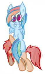 Size: 1128x1849 | Tagged: amber and maple, artist:woona, derpibooru import, rainbow dash, safe, sketch