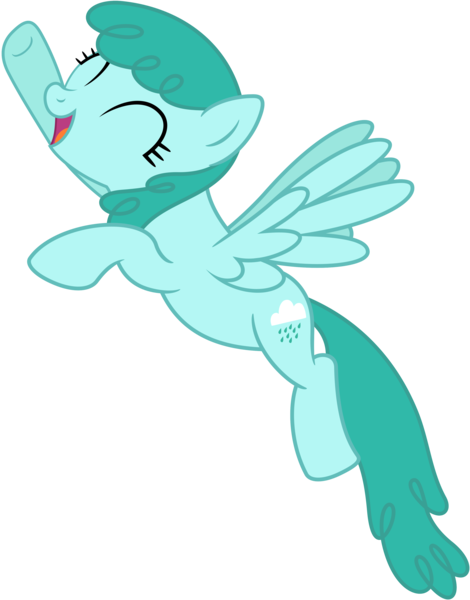 Size: 3073x3923 | Tagged: artist:bluemeganium, derpibooru import, eyes closed, flying, happy, raised hoof, safe, simple background, spring melody, sprinkle medley, transparent background, vector