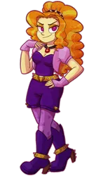 Size: 506x1000 | Tagged: safe, artist:skippyrip, derpibooru import, adagio dazzle, equestria girls, rainbow rocks, solo