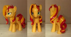 Size: 1280x672 | Tagged: safe, artist:atelok, derpibooru import, sunset shimmer, pony, unicorn, brushable, custom, solo, toy