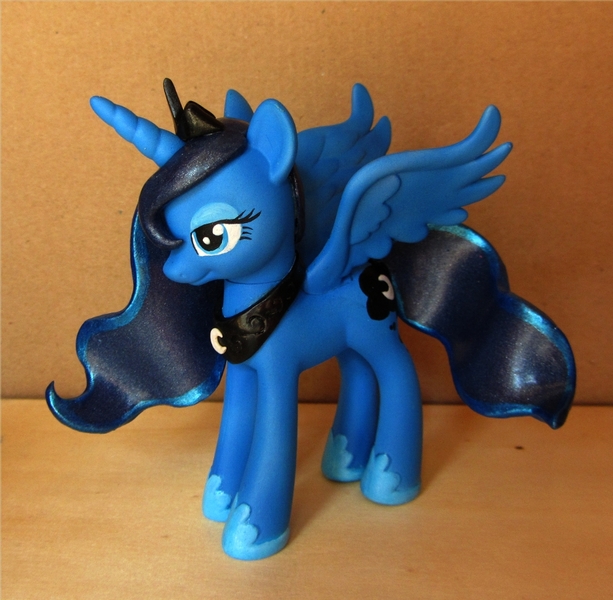 Size: 1000x979 | Tagged: artist:atelok, brushable, custom, derpibooru import, princess luna, safe, solo, toy