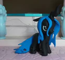 Size: 600x552 | Tagged: artist:sanadaookmai, baby, brushable, changeling, changeling queen, custom, cute, cutealis, derpibooru import, female, filly, filly queen chrysalis, foal, irl, nymph, photo, queen chrysalis, safe, solo, toy, younger