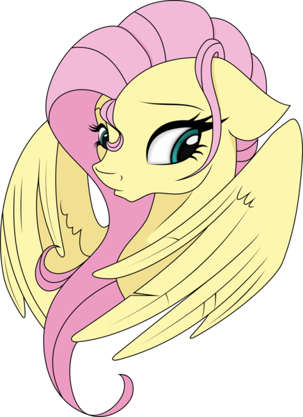 Size: 2908x4000 | Tagged: absurd resolution, artist:bork88, artist:probablyfakeblonde, derpibooru import, fluttershy, safe, simple background, solo, transparent background, vector