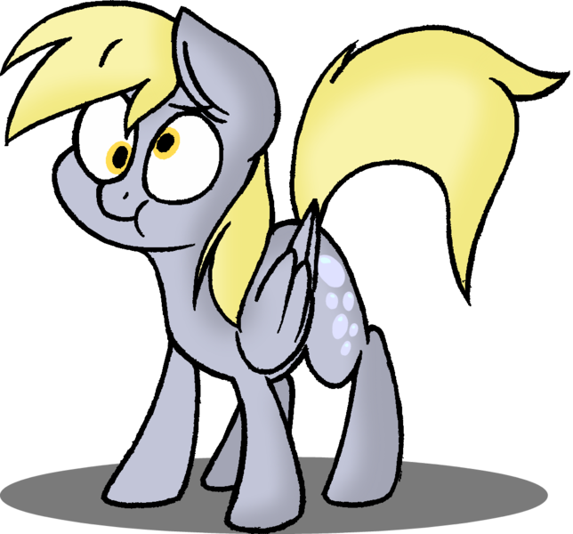 Size: 1137x1060 | Tagged: safe, artist:strangiesleepy, derpibooru import, derpy hooves, pegasus, pony, derp, female, mare, simple background, solo, transparent background