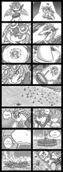 Size: 800x2181 | Tagged: artist:vavacung, comic, derpibooru import, dracony, hybrid, interspecies offspring, loi krathong, monochrome, oc, oc:aerial ace, oc:sparity, offspring, parent:rarity, parent:spike, parents:sparity, safe, thai, thailand, unofficial characters only