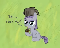 Size: 1000x800 | Tagged: artist:hypnopony, artist:mightyshockwave, derpibooru import, filly, greg, maud pie, over the garden wall, rock, rock fact, safe, solo