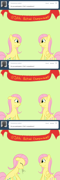 Size: 1280x3840 | Tagged: artist:squiby-327, ask, ask posey, comic, derpibooru import, fluttershy, g1, posey, safe, tumblr