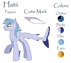 Size: 675x600 | Tagged: artist:timid tracks, derpibooru import, female, oc, oc:hatii, original species, reference sheet, safe, shark pony, simple background, transparent background, unofficial characters only