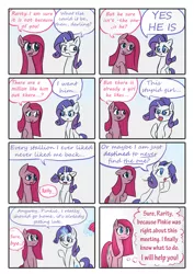 Size: 2480x3508 | Tagged: artist:drhikari, comic, comic:dealing with depression, pinkamena diane pie, pinkie pie, rarity, safe, this will end in tears and/or laughter