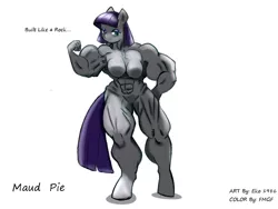 Size: 1024x768 | Tagged: anthro, artist:eko1986, artist:furrymusclegrowthfan, breasts, buff breasts, derpibooru import, edit, fetish, maud pie, maud pump, muscle fetish, muscles, nudity, sfw edit, suggestive