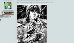 Size: 991x584 | Tagged: derpibooru import, heather breckel, hokuto no ken, kenshiro, safe, screencap, text, the round stable