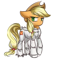 Size: 900x900 | Tagged: applejack, artist:moenkin, derpibooru import, safe, simple background, solo, spacesuit, transparent background