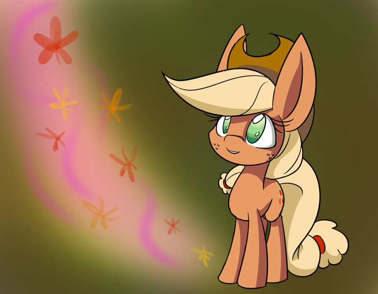 Size: 900x700 | Tagged: safe, artist:heir-of-rick, derpibooru import, applejack, daily apple pony, impossibly large ears, solo