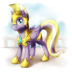 Size: 700x700 | Tagged: safe, artist:shinepawpony, derpibooru import, oc, unofficial characters only, pegasus, pony, armor, guard, helmet, solo