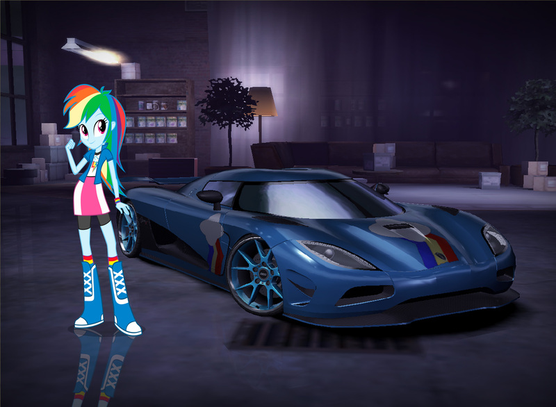 Size: 2000x1464 | Tagged: safe, derpibooru import, equestria girls, car, koenigsegg, koenigsegg agera r, need for speed, need for speed carbon