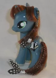 Size: 1537x2113 | Tagged: safe, artist:gryphyn-bloodheart, derpibooru import, oc, oc:first snow, unofficial characters only, pony, unicorn, brushable, custom, irl, photo, toy