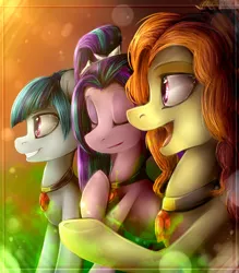 Size: 3000x3422 | Tagged: dead source, safe, artist:unilx, derpibooru import, adagio dazzle, aria blaze, sonata dusk, ponified, pony, equestria girls, rainbow rocks, equestria girls ponified, female, gem, high res, mare, siren gem, the dazzlings