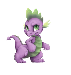 Size: 1800x1900 | Tagged: artist:breakingreflections, derpibooru import, dragon, safe, solo, spike