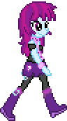 Size: 96x172 | Tagged: safe, artist:botchan-mlp, derpibooru import, mystery mint, equestria girls, animated, background human, cute, desktop ponies, female, mysterybetes, pixel art, simple background, solo, sprite, teenager, transparent background, walk cycle