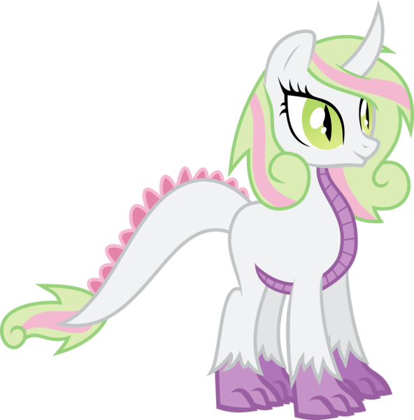 Size: 3847x3898 | Tagged: artist:xebck, blank flank, derpibooru import, dracony, hybrid, interspecies offspring, oc, oc:brillante, offspring, parent:spike, parents:spikebelle, parent:sweetie belle, safe, simple background, solo, transparent background, unofficial characters only, vector