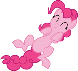 Size: 3535x3225 | Tagged: artist:porygon2z, cute, derpibooru import, on back, pinkie pie, safe, simple background, solo, transparent background, vector