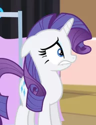 Size: 732x950 | Tagged: safe, derpibooru import, screencap, rarity, rarity takes manehattan, solo