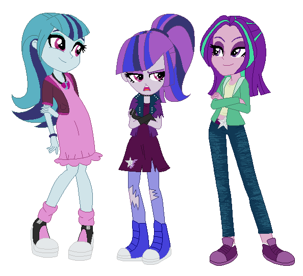 Size: 594x542 | Tagged: safe, artist:unoriginai, derpibooru import, aria blaze, sonata dusk, equestria girls, rainbow rocks, alternate hairstyle, arisona, cute, loose hair, magical lesbian spawn, offspring, parent:aria blaze, parent:sonata dusk, parents:arisona, shipping, shoes, sneakers