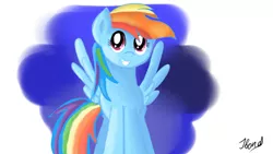 Size: 1280x720 | Tagged: source needed, safe, artist:jbond, derpibooru import, rainbow dash, solo