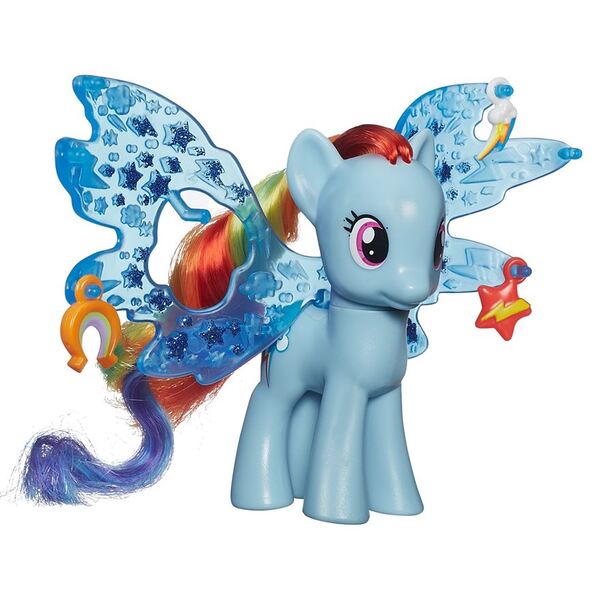 Size: 880x880 | Tagged: brushable, charm wings, cutie mark magic, derpibooru import, official, rainbow dash, safe, toy