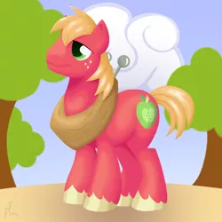 Size: 700x700 | Tagged: safe, artist:funnyfany, derpibooru import, big macintosh, earth pony, pony, male, solo, stallion